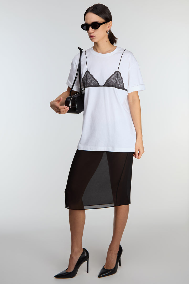 GRAPHIC T-SHIRT in White Graphic — alternate angle