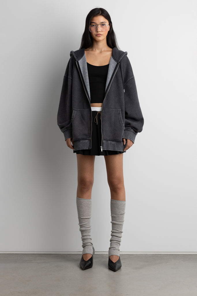 Fleece Studio Zip-Up Hoodie | OAK + FORT – OAK + FORT USA