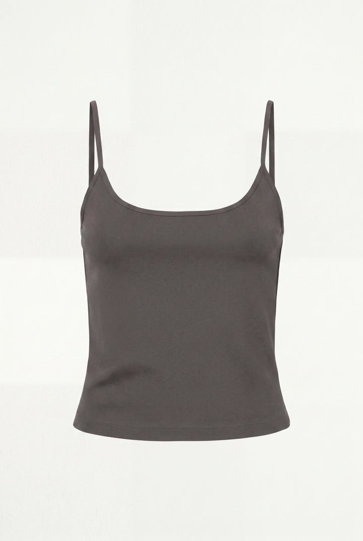 FORM CAMI TANK TOP in Dark Gull Grey — alternate angle