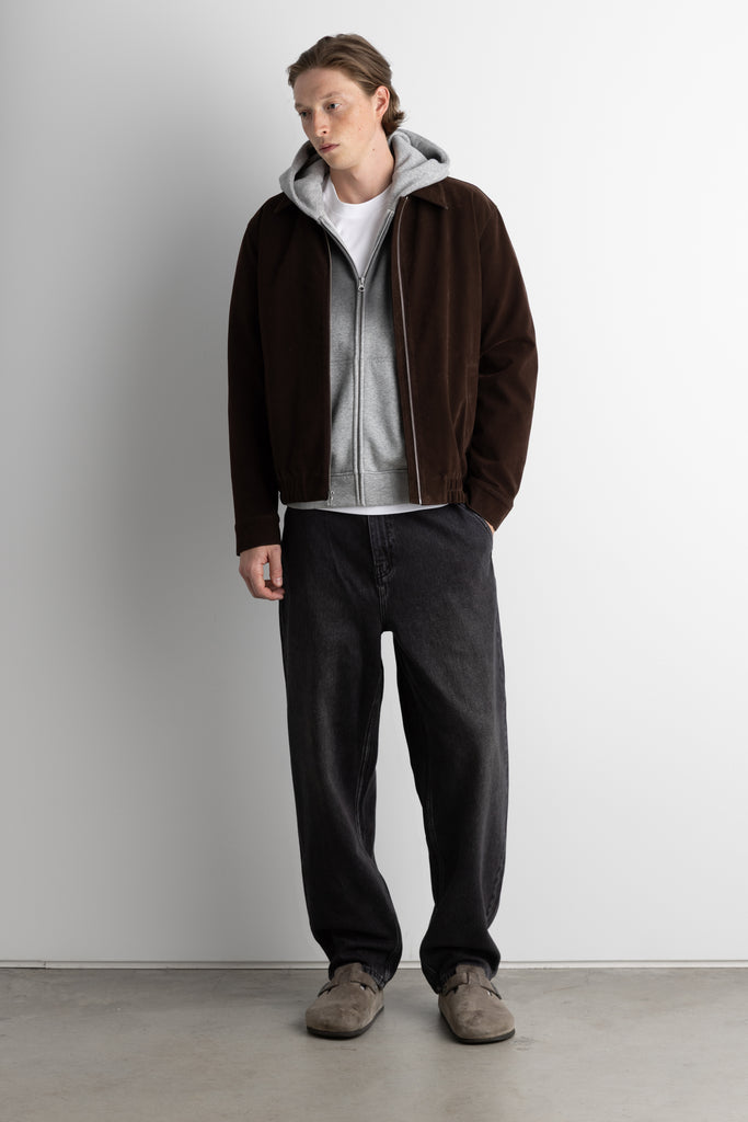Oversized Boxy Zip Up Hoodie | OAK + FORT – OAK + FORT USA