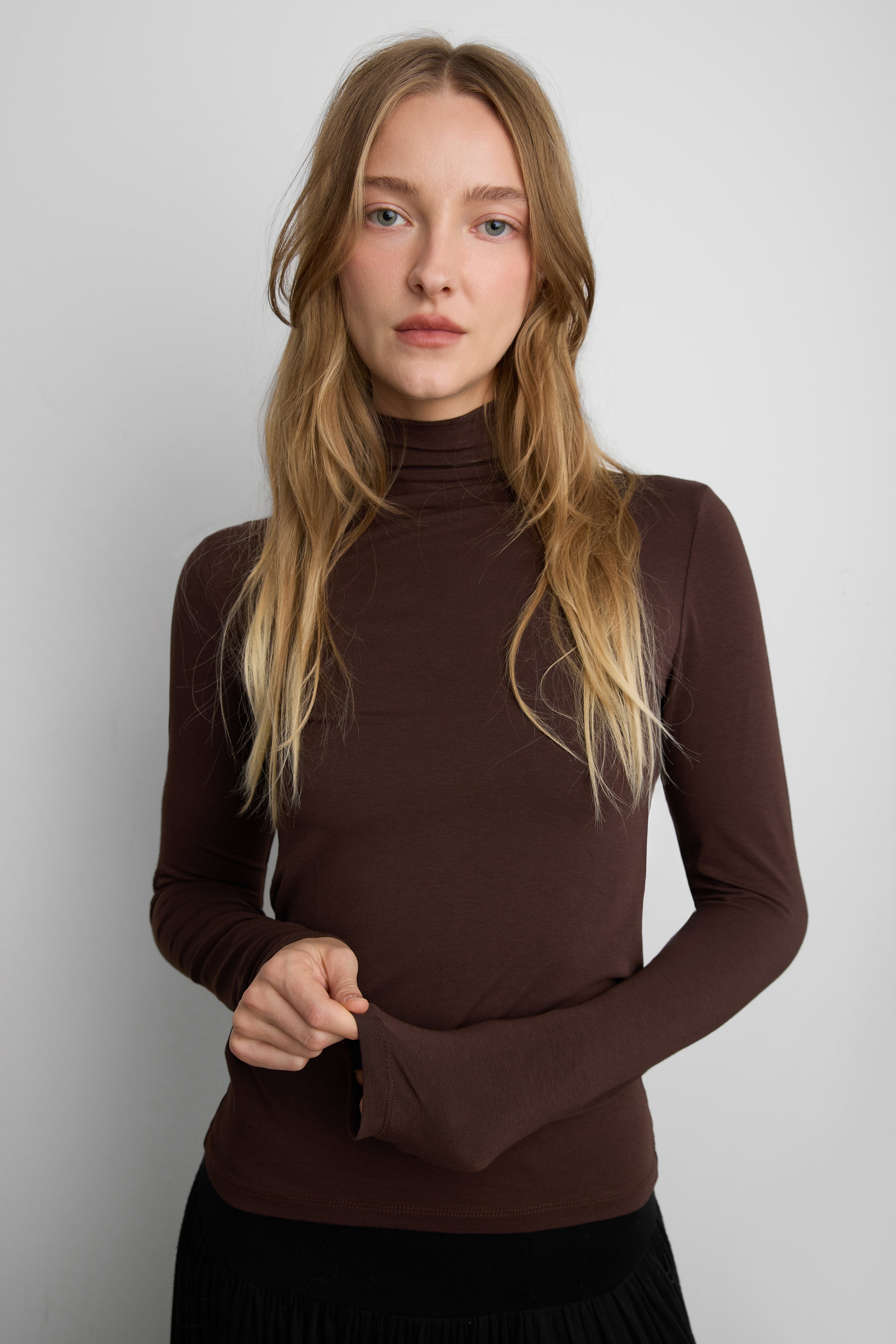 Lace Long Sleeve Top | OAK + FORT – OAK + FORT USA