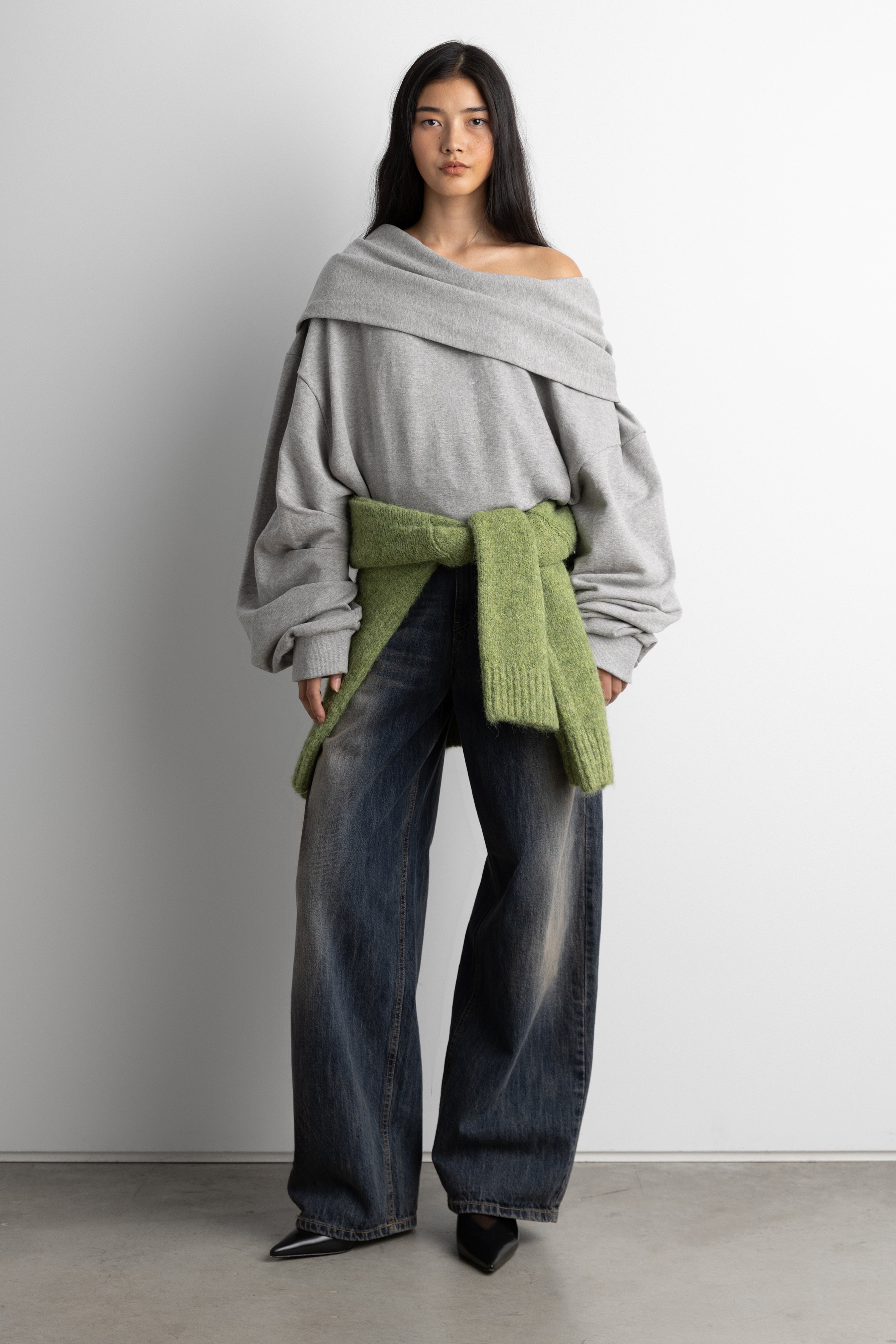 Oversized Knit Shirt | OAK + FORT – OAK + FORT USA
