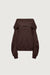 Slouchy oversized hoodie in chocolate martini — main image