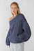 Slouchy oversized hoodie in odyssey grey — main image