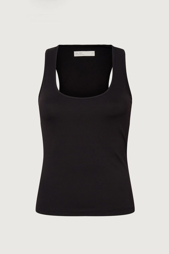 Scoop Neck Cropped Tank Top | OAK + FORT – OAK + FORT USA