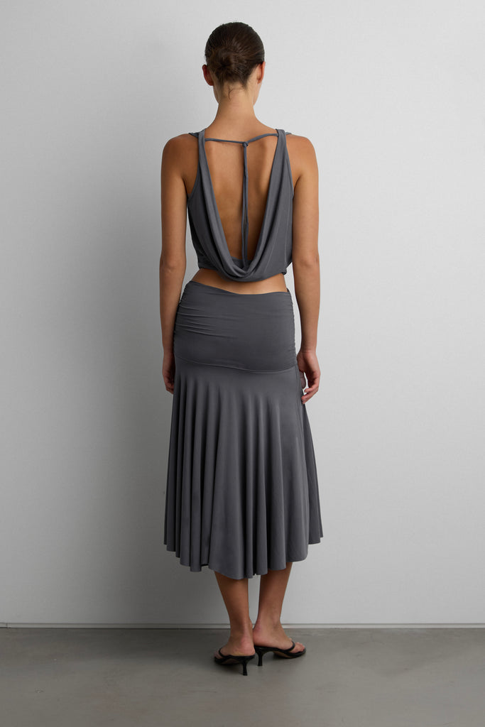 Open Back Draped Tank Top | OAK + FORT – OAK + FORT USA