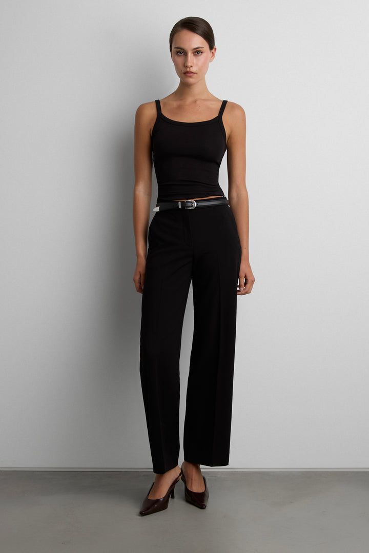 CLOUD TANK TOP in Black — alternate angle