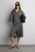 Vintage wash oversized tee in charcoal — main image