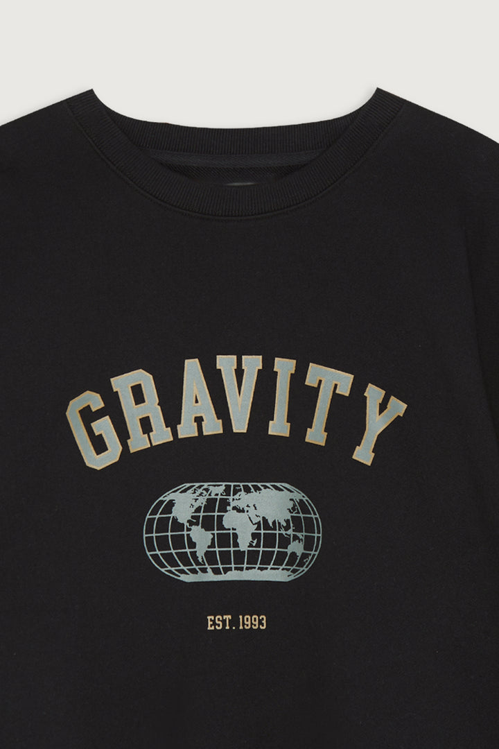 GRAPHIC SWEATSHIRT in Black — alternate angle