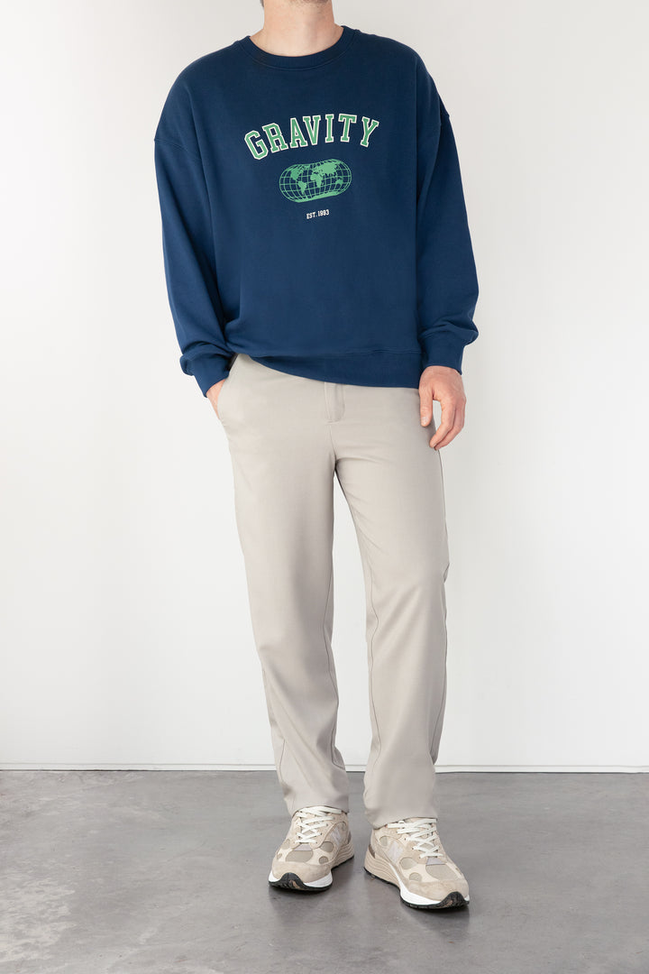 GRAPHIC SWEATSHIRT in Estate Blue — alternate angle
