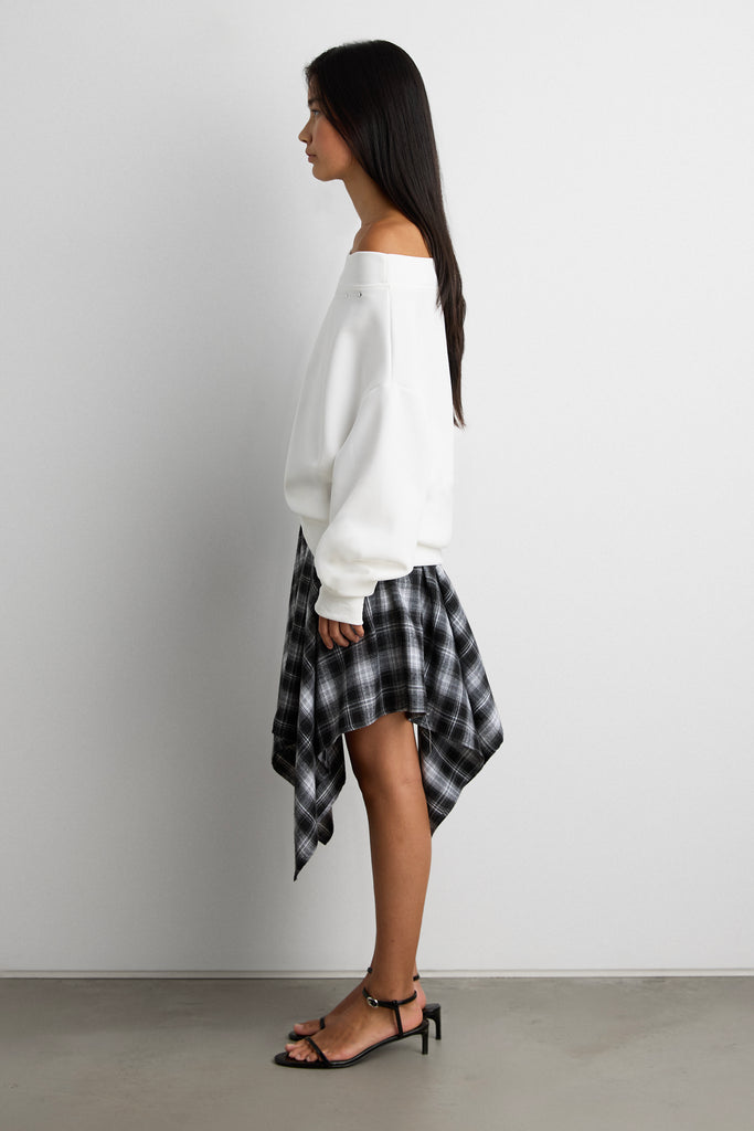 Relaxed Studded Off Shoulder Top | OAK + FORT – OAK + FORT USA